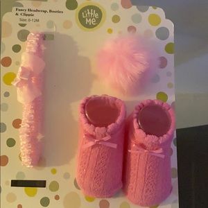 Socks with matching headband